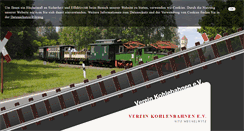 Desktop Screenshot of kohlebahnen.de